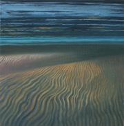 „Morze”, olej, płótno, 30x30 cm, 2009