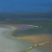 „Morze”, olej, płótno, 30x30 cm, 2009