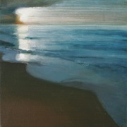 „Morze”, olej, płótno, 30x30 cm, 2009