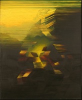 „Pejzaż”, olej, płótno, 75x60 cm, 2002